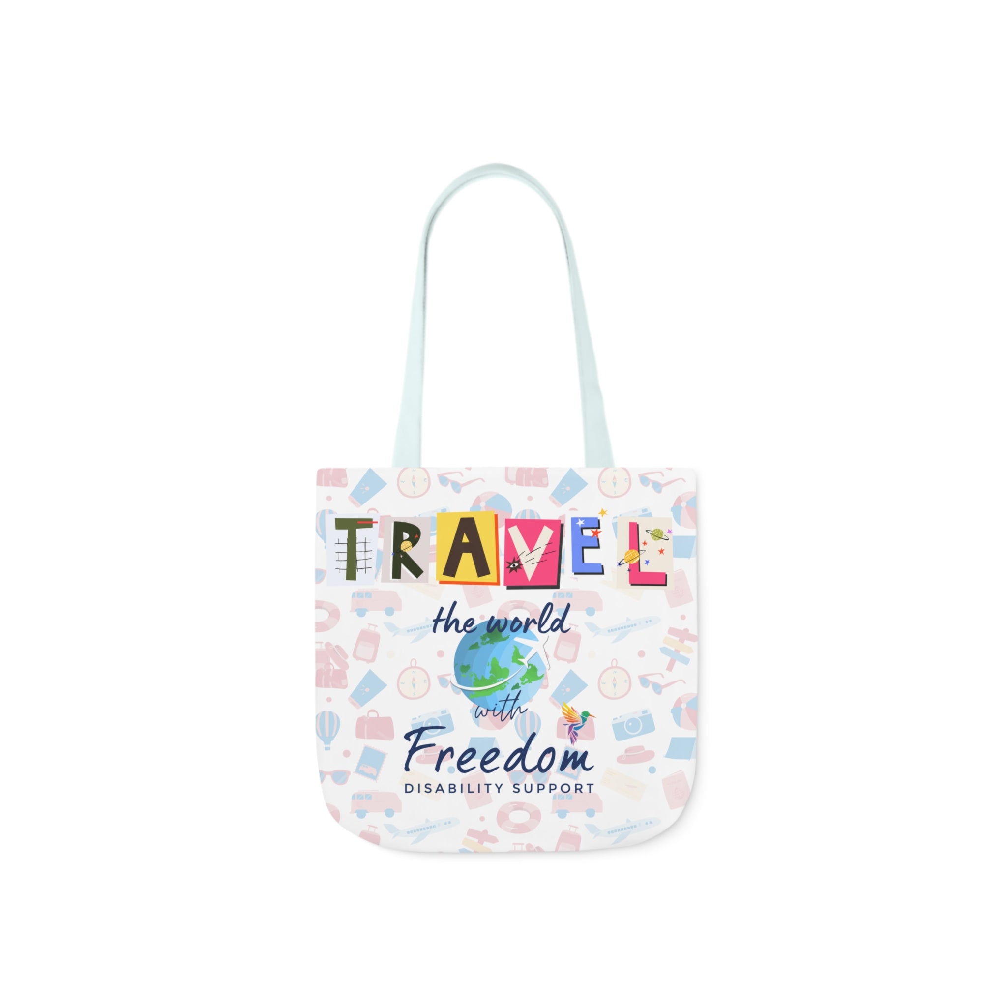 World Travel Freedom Tote Bag